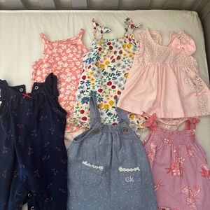 Assorted Baby Girl Rompers and Dresses